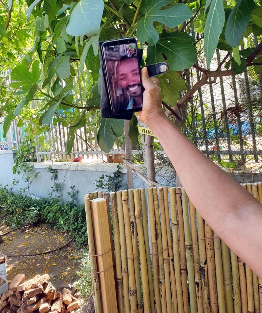 הרשת הירקוה: הסייעת עופרה ב"שידור חי" לאתיופיה