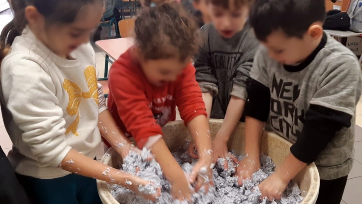 מלאכות בגן הילדים: נייר
